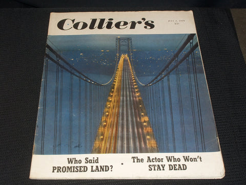1949 JULY 2 COLLIER'S MAGAZINE NICE FRONT COVER & ADS - E 4342