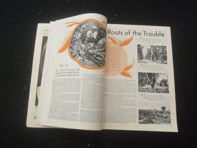 1931 NOVEMBER THE COUNTRY HOME MAGAZINE - BABY CHEF AND TURKEY COVER - B 1140E