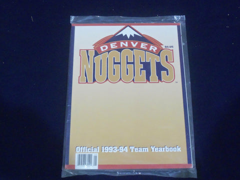 1993-1994 DENVER NUGGETS YEARBOOK - ST 5346M