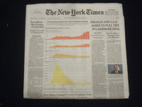 2020 AUGUST 14 NEW YORK TIMES-ISRAEL & U.A.E. AGREE TO FULL TIES, LANDMARK DEAL