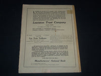1918 GRAND CONCERT ST. DOMINIQUE PROGRAMME MAGAZINE - LEWISTON, ME - B 6578