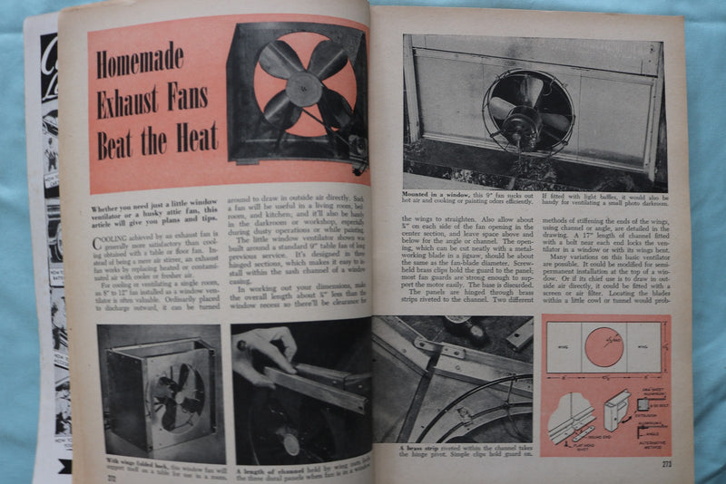 1951 HOME REPAIR AND WORKHOP ANNUAL - SOFTCOVER BOOK - K 3272