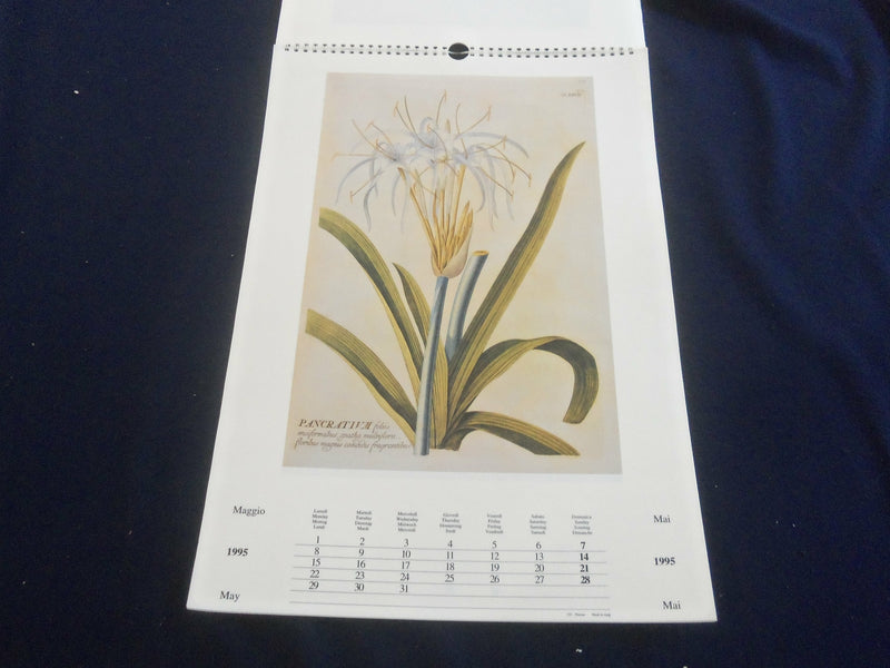1995 BOTANICA CALENDAR - GREAT PAINTINGS - ST 2648S