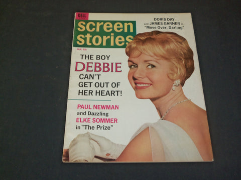 1964 JANUARY SCREEN STORIES MAGAZINE - DEBBIE REYNOLDS - SP 8182