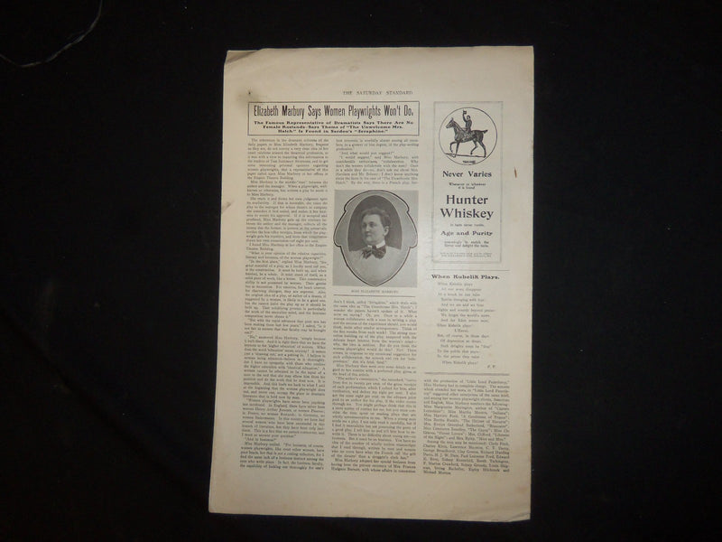1901 DEC 21 NY SATURDAY STANDARD MAGAZINE ILLUSTRATED SUPPLEMENT NO. 1 - ST 3191