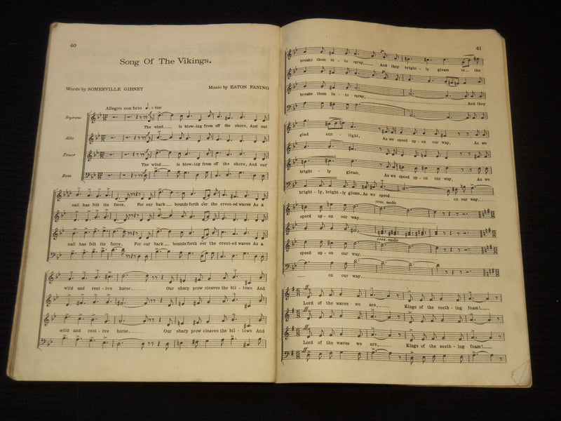 1907 CUYAHOGA COUNTY 4TH ANNUAL FESTIVAL CONCERT PROGRAM - SONGS - J 8009