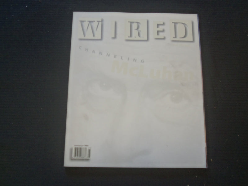 1996 JANUARY WIRED MAGAZINE - CHANNELING MCLUHAN COVER - B 5338W