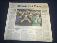 2021 SEPTEMBER 27 NEW YORK TIMES - NO CLEAR WINNER IN GERMAN VOTE FOR CHANCELLOR