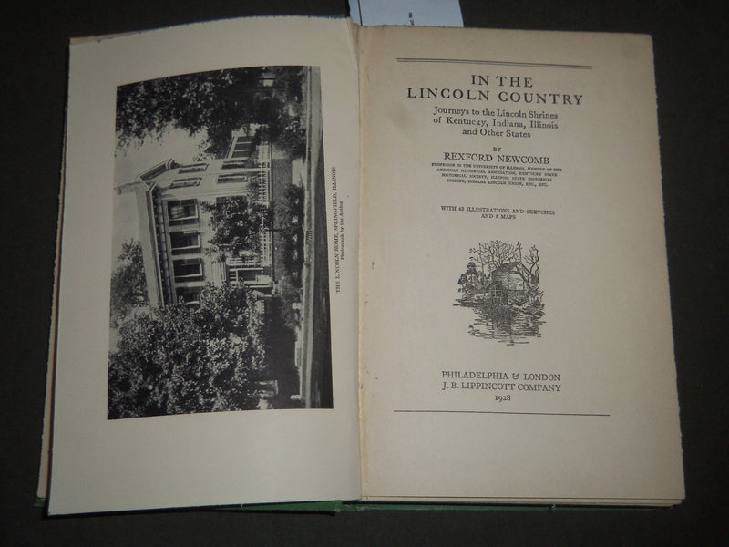 1928 IN THE LINCOLN COUNTRY BOOK BY REXFORD NEWCOMB - FIRST EDITION - KD 4429