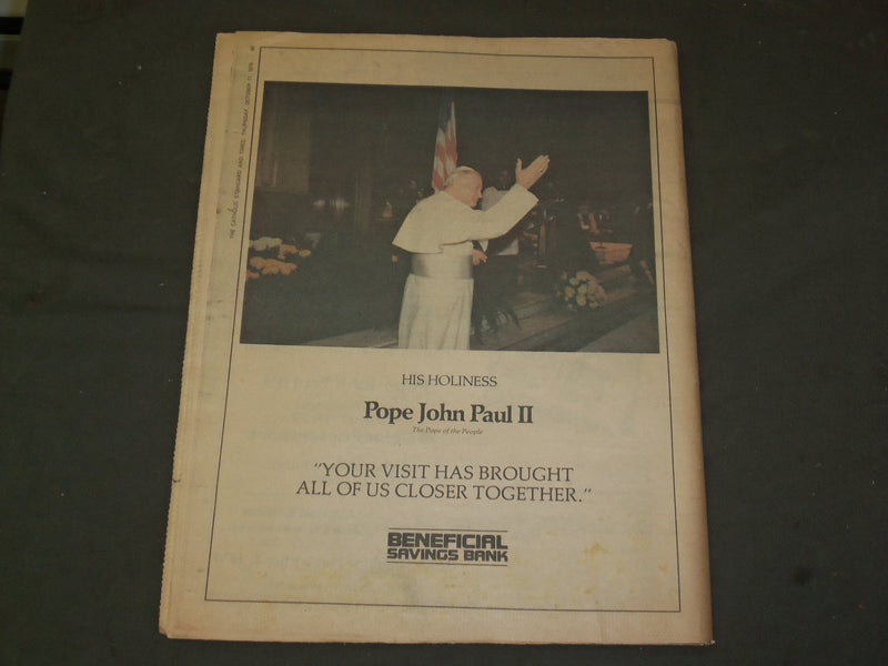 1979 OCT 11 CATHOLIC STANDARD AND TIMES NEWSPAPER - POPE PHILA VISIT - NP 3207