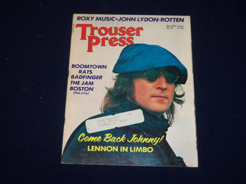 1979 MAY TROUSER PRESS MAGAZINE - JOHN LENNON COVER - SP 9601