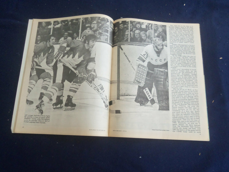 1972 DECEMBER HOCKEY PICTORIAL MAGAZINE - BRAD PARK COVER - ST 200Y