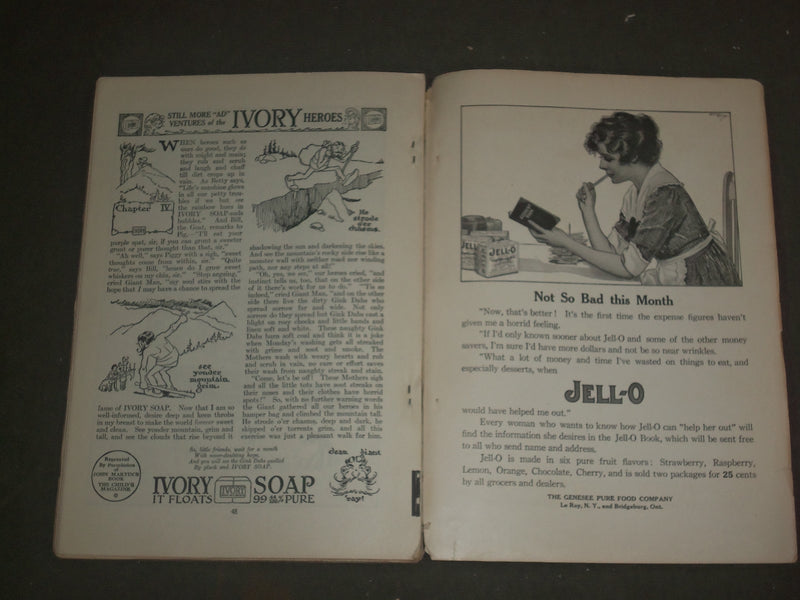 1919 APRIL ST. NICHOLAS MAGAZINE - NORMAN ROCKWELL ILLUSTRATION IN AD - B 4613