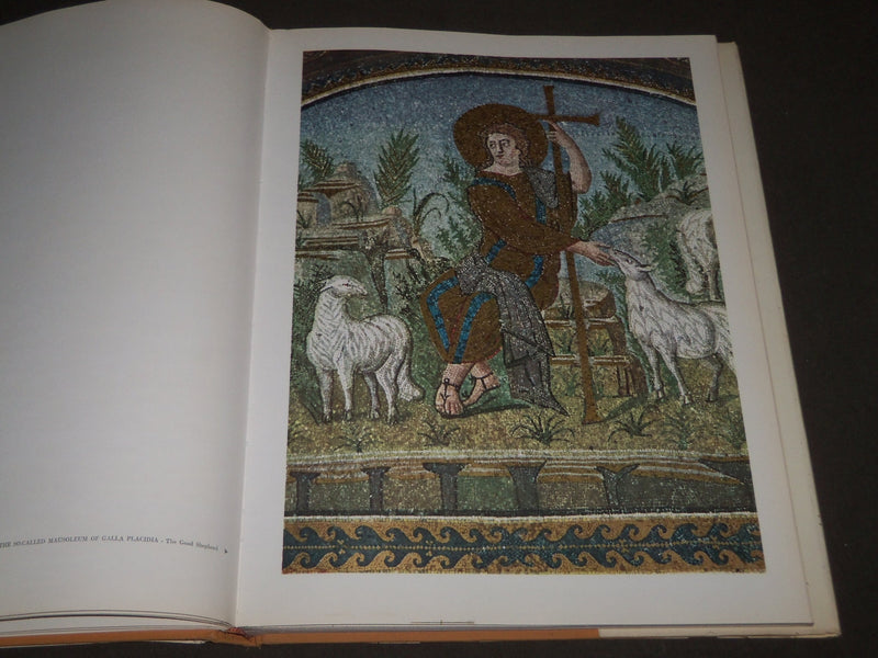 1956 RAVENNA MOSAICS BOOK WITH TEXT BY GIUSEPPE BOVINI - COLOR PLATES - D 227
