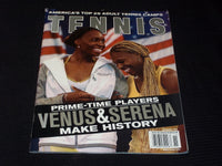 2001 NOVEMBER TENNIS MAGAZINE - VENUS & SERENA WILLIAMS FRONT COVER - E 2225