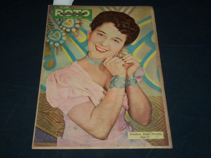 1946 JULY 14 THE PITTSBURGH PRESS SUNDAY ROTO SECTION - JEWELRY - NP 4477
