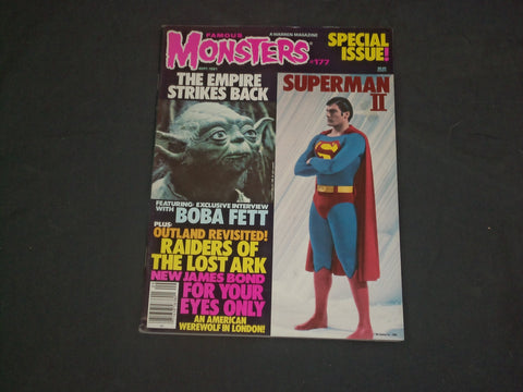 1981 SEP FAMOUS MONSTERS MAGAZINE -EMPIRE STRIKES BACK - SUPERMAN II - B 4951