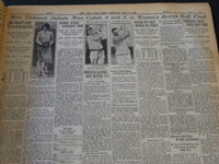 1930 MAY 17 NEW YORK TIMES - AMERICAN GOLFERS BEAT BRITISH KEEP CUP - NT 5703