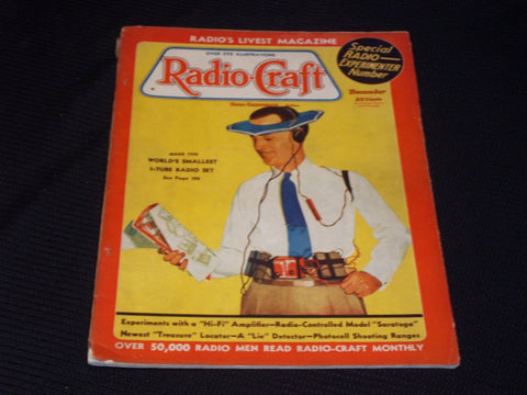 1936 DECEMBER RADIO-CRAFT MAGAZINE VERY NICE COVERS & ADS - E 374