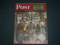 1946 OCTOBER 12 THE SATURDAY EVENING POST MAGAZINE - ILLUSTRATED COVER- SP 2477H