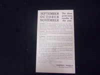 1914 AUGUST 15 HARPER'S WEEKLY MAGAZINE - NICE ARTICLES & ILLUSTRATIONS- ST 2494