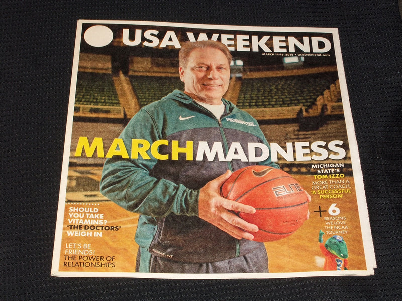 2014 MARCH 14 USA WEEKEND MAGAZINE - TOM IZZO COVER - E 4960