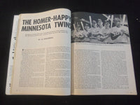 1965 OFFICIAL BASEBALL MAGAZINE - MICKEY MANTLE - WILLIE MAYS - J 7710