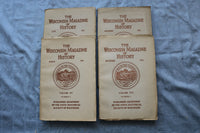 1930-1942 THE WISCONSIN MAGAZINE OF HISTORY - LOT OF 33 - O 3889