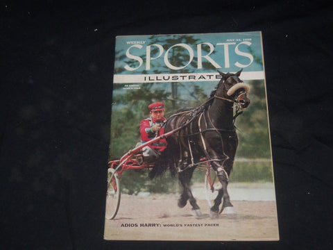 1956 JULY 23 SPORTS ILLUSTRATED MAGAZINE - ADIOS HARRY, FASTEST PACER - SP 8795