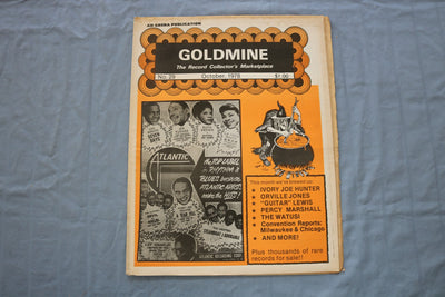1978 OCTOBER GOLDMINE MAGAZINE -ATLANTIC RECORD RECORDING ARTISTS COVER- E 26461