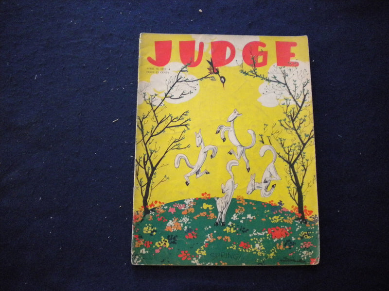 1931 APRIL 18 JUDGE MAGAZINE - SPRING! - B 438R