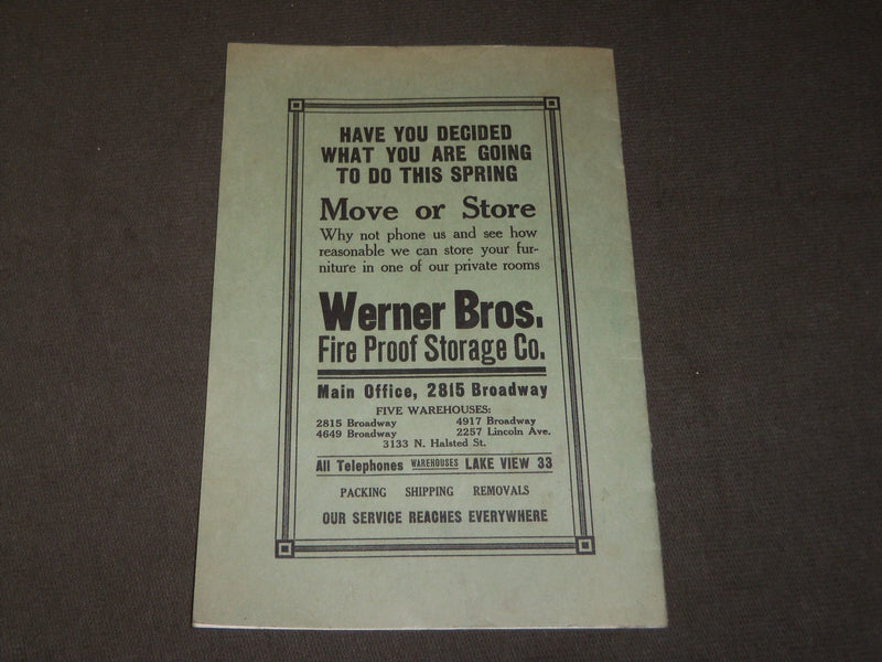 1921 APRIL ALL ABOARD PROGRAM - ACCOUNTING DEPT CHICAGO - MILWAUKEE - J 3492