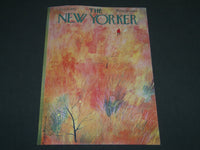 1957 OCTOBER 12 NEW YORKER MAGAZINE FRONT COVER ONLY - GREAT ART FOR FRAMING