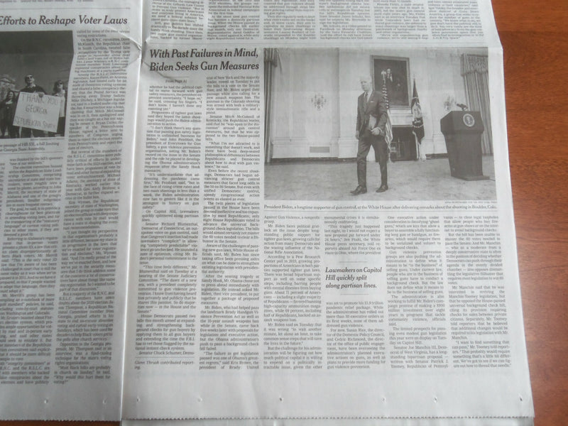 2021 MARCH 24 NEW YORK TIMES - ATLANTA AND BOULDER: 18 DEATHS IN JUST 6 DAYS