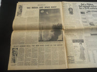 1969 JULY 17 L. A. EVENING HERALD EXPRESS NEWSPAPER- EARLIER MOON WALK?- NP 5743