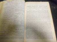 1883 SATURDAY REVIEW 2 BOUND VOLUMES - COMPLETE YR- PUBLISHED IN LONDON - R 1105