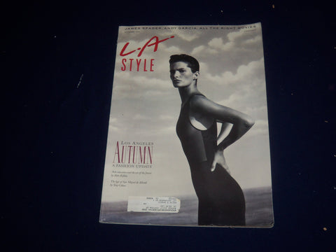 1989 SEPTEMBER L.A. STYLE MAGAZINE - LYNNE KOESTER COVER - SP 3607