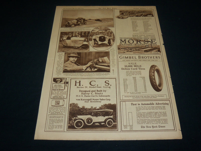 1923 JANUARY 7 NEW YORK TIMES ROTO PICTURE SECTION - GREAT PHOTOS - NT 9413