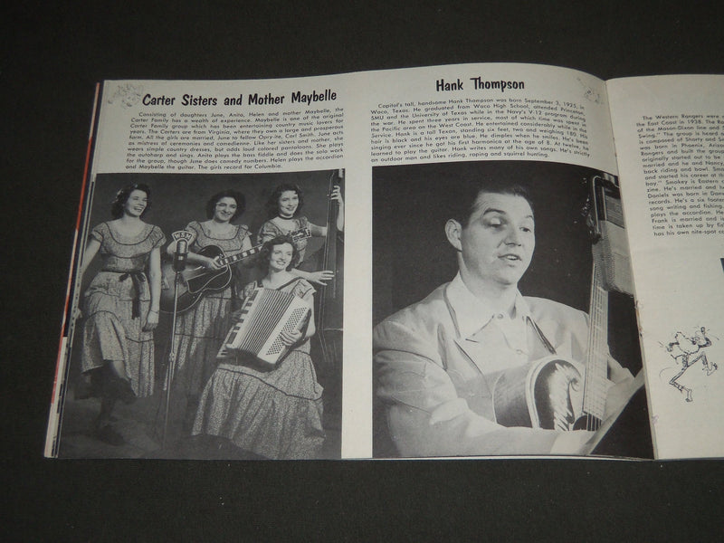 1954 SCRAPBOOK OF HILLBILLY & WESTERN STARS - WHLD JAMBOREE EDITION - ST 4769