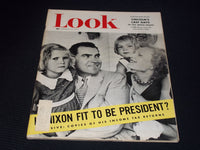 1953 FEBRUARY 24 LOOK MAGAZINE - RICHARD NIXON FRONT COVER - E 20490