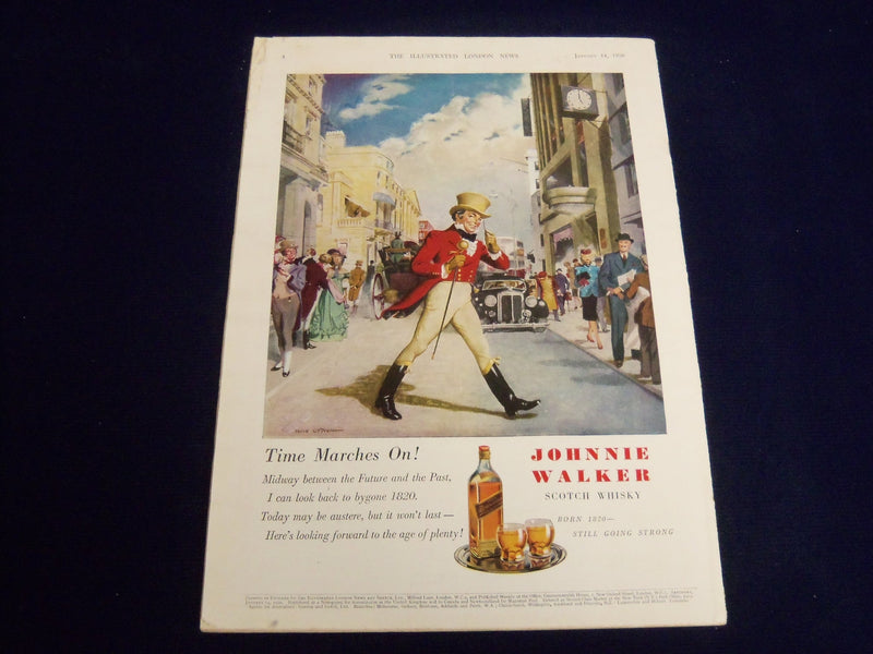 1950 JANUARY 14 ILLUSTRATED LONDON NEWS MAGAZINE - ZERMATT ON SKIS - E 8125
