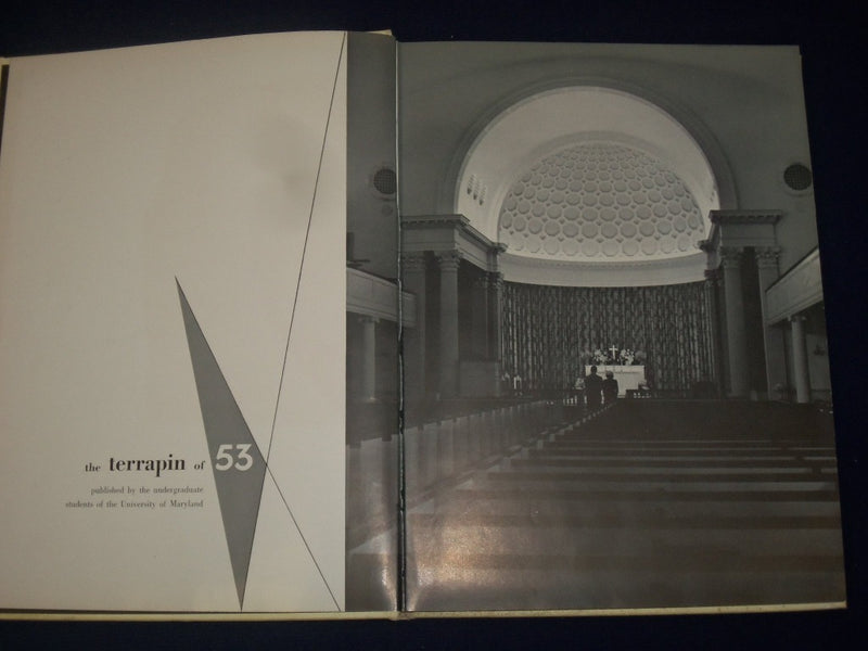 1953 TERRAPIN MARYLAND UNIVERSITY YEARBOOK - DICK MODZELEWSKI - PHOTOS - YB 6