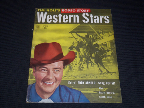 1950 SPRING WESTERN STARS MAGAZINE - TIM HOLT - RODEO STORY COVER - E 16126