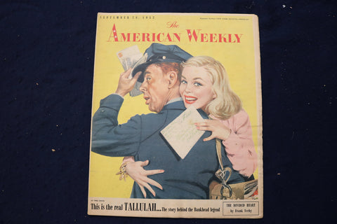 1952 SEP 28 AMERICAN WEEKLY MAGAZINE - T. BANKHEAD ARTICLE AND PHOTO - E 23235