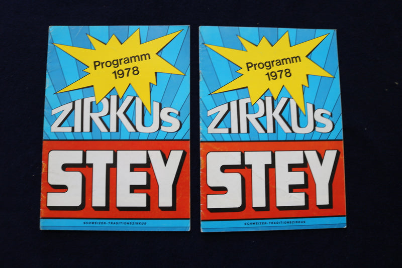 1970'S CIRCUS PROGRAMS - LOT OF 10 - O 3519