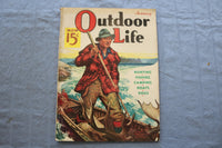 1937 JANUARY OUTDOOR LIFE MAGAZINE - HUNTING-FISHING-CAMPING COVER - SP 6182A