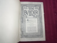 1899 JAN-DEC THE BUILDER U. K. MAGAZINE BOUND VOLUMES - 2 VOLS - FOLD OUTS - C 5