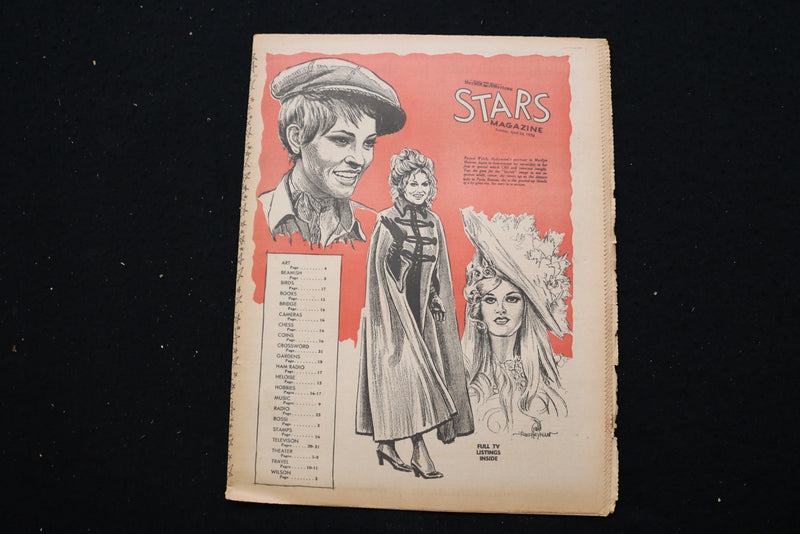 1970 APRIL 26 STARS MAGAZINE - RAQUEL WELCH COVER - E 25692