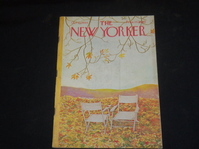 1964 OCTOBER 17 THE NEW YORKER MAGAZINE - ILLUSTRATED COVER - NY 1195