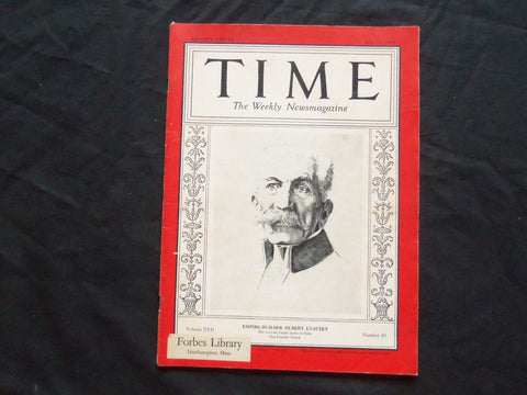 1931 MAY 11 TIME MAGAZINE - EMPRE-BUILDER HUBERT LYAUTEY - T 273